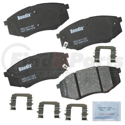 Bendix CFC1447 Disc Brake Pad Set Premium Copper-Free Brake Pad