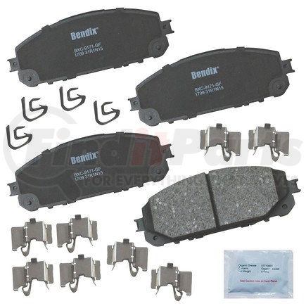 CFC1709 by BENDIX - Premium Copper-Free Brake Pad