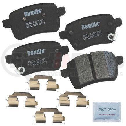 Bendix CFC1722 Disc Brake Pad Set Premium Copper-Free Brake Pad