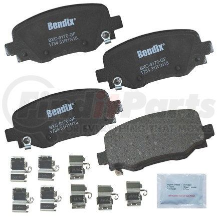 CFC1734 by BENDIX - Premium Copper-Free Brake Pad