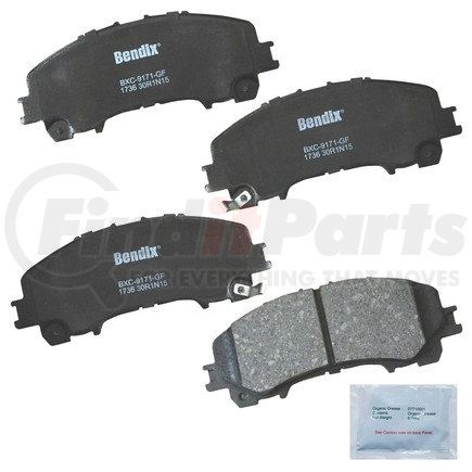 CFC1736 by BENDIX - Premium Copper-Free Brake Pad