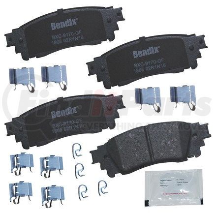 Bendix CFC1805 Disc Brake Pad Set Premium Copper-Free Brake Pad