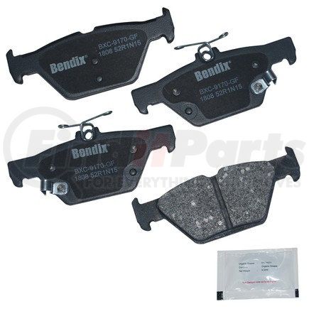 Bendix CFC1808 Disc Brake Pad Set Premium Copper-Free Brake Pad