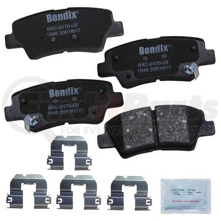 Bendix CFC1848 Disc Brake Pad Set Premium Copper-Free Brake Pad