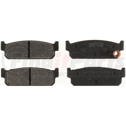 D481 by BENDIX - Disc Brake Pad Set - Rear, Ceramic