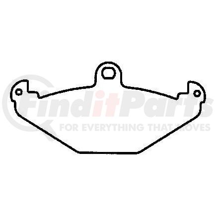Bendix D491 Disc Brake Pad Set Pad Disc