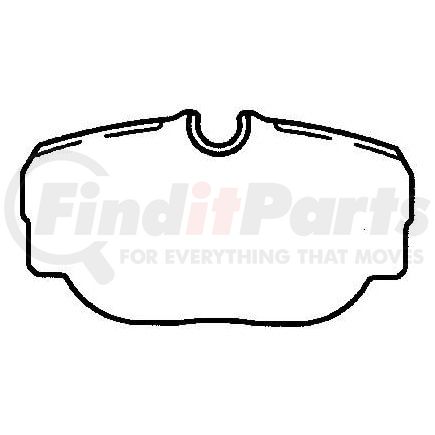 D493CT by BENDIX - CT3 Disc Pad Set