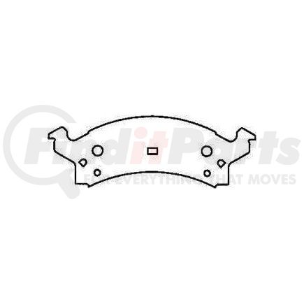 D506CT by BENDIX - CT3 Disc Pad Set