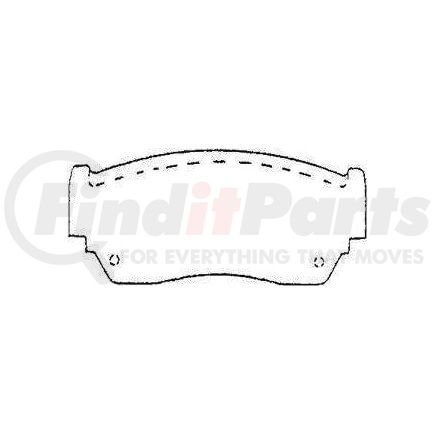 D510CT by BENDIX - CT3 Ceramic Disc Pad Set