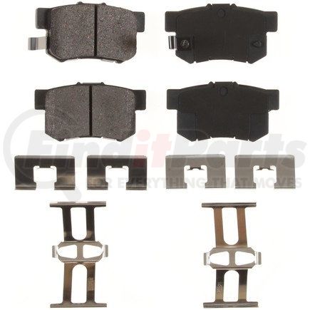 D536 by BENDIX - Disc Brake Pad Set - Rear, Ceramic