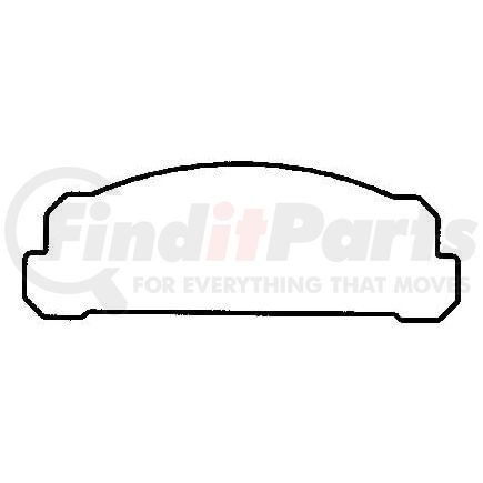 D54 by BENDIX - DISC PAD PKG