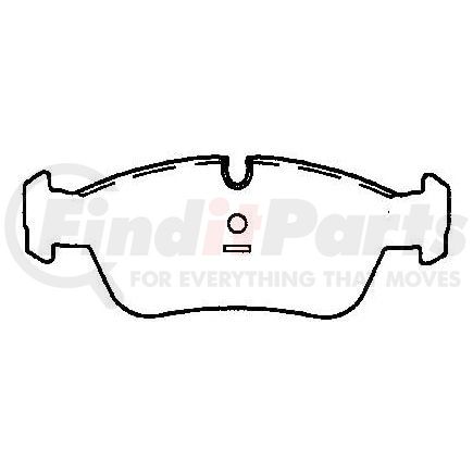 D558CT by BENDIX - CT3 Disc Pad Set