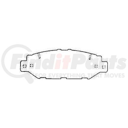 D572CT by BENDIX - CT3 Ceramic Disc Pad Set