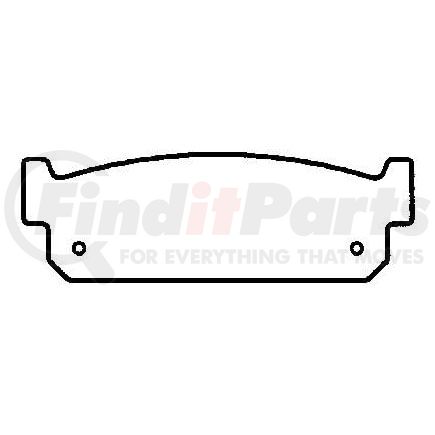 D588CT by BENDIX - CT3 Disc Pad Set