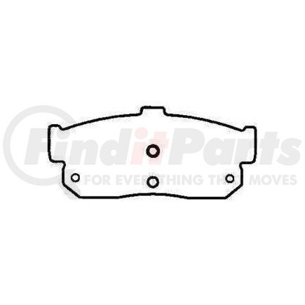 D595CT by BENDIX - CT3 Ceramic Disc Pad Set