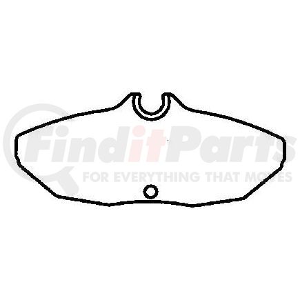 D599CT by BENDIX - CT3 Disc Pad Set