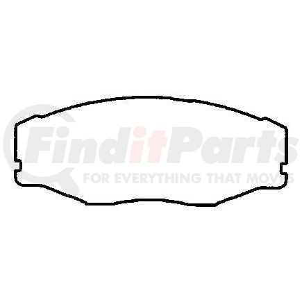 D604 by BENDIX - CQ Disc Pad Set