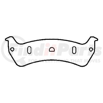 D625CT by BENDIX - CT3 Disc Pad Set