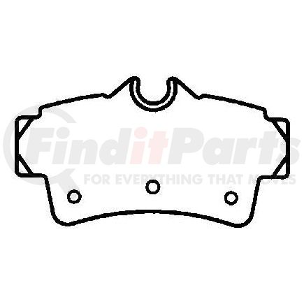 D627ACT by BENDIX - CT3 Disc Pad Set