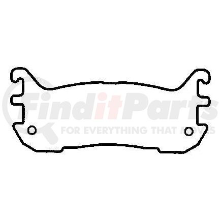 D636CT by BENDIX - CT3 Disc Pad Set