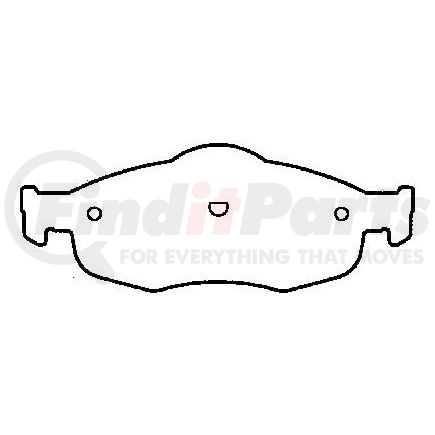 D648CT by BENDIX - CT3 Disc Pad Set