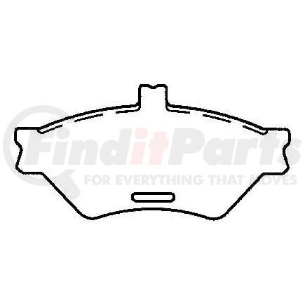 D659CT by BENDIX - CT3 Disc Pad Set