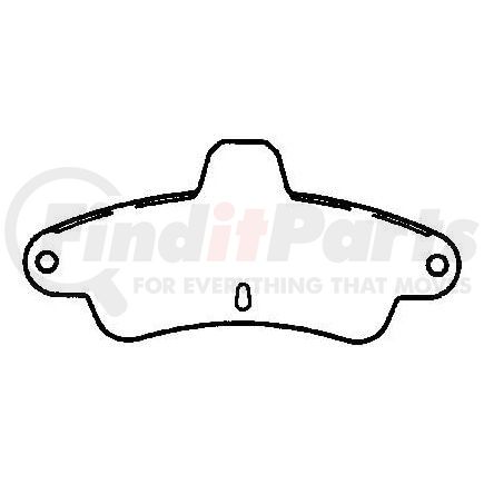 D661CT by BENDIX - CT3 Disc Pad Set