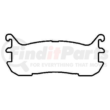 D663CT by BENDIX - CT3 Disc Pad Set