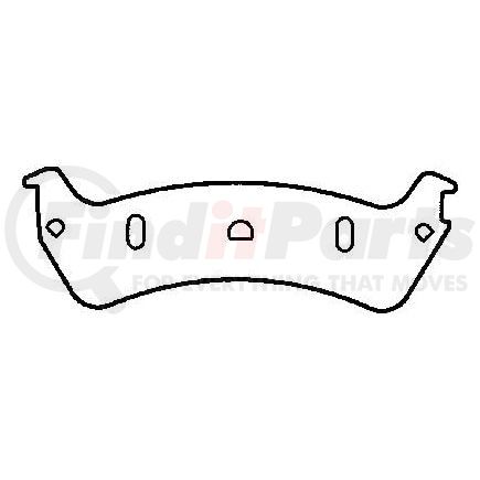 D664CT by BENDIX - CT3 Disc Pad Set