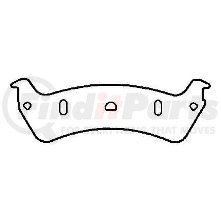 D666CT by BENDIX - CT3 Disc Pad Set