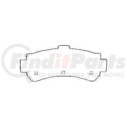 D669CT by BENDIX - CT3 Ceramic Disc Pad Set