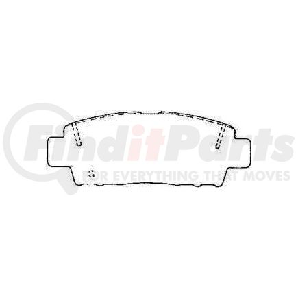 D672CT by BENDIX - CT3 Ceramic Disc Pad Set