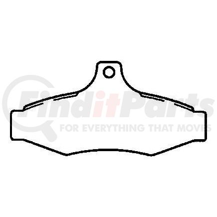 D724CT by BENDIX - CT3 Ceramic Disc Pad Set