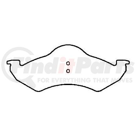 D746CT by BENDIX - CT3 Disc Pad Set