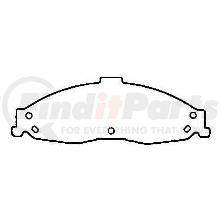 D749CT by BENDIX - CT3 Disc Pad Set