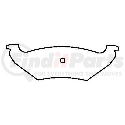 D751CT by BENDIX - CT3 Disc Pad Set