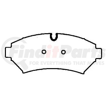 D753CT by BENDIX - CT3 Disc Pad Set