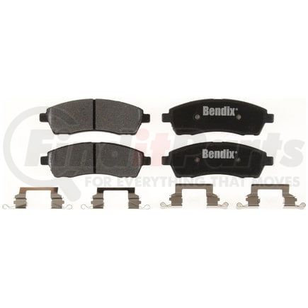 D757CT by BENDIX - CT3 Disc Pad Set