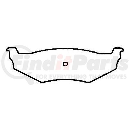 D759CT by BENDIX - CT3 Disc Pad Set