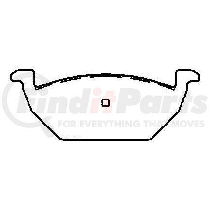 D768CT by BENDIX - CT3 Disc Pad Set