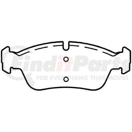 D781CT by BENDIX - CT3 Ceramic Disc Pad Set