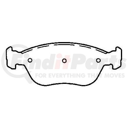 D783CT by BENDIX - CT3 Ceramic Disc Pad Set