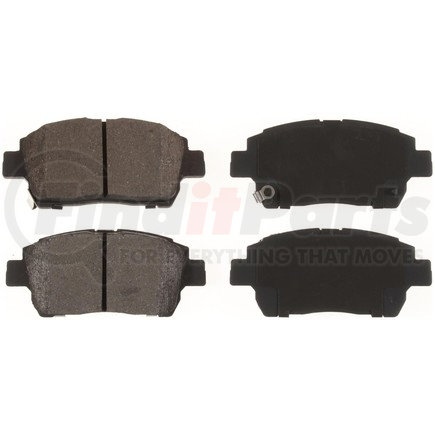 D822 by BENDIX - Disc Brake Pad Set - Front, Ceramic