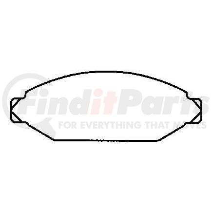 D92 by BENDIX - CQ Disc Pad Set