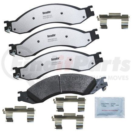 MKD1010FM by BENDIX - FLEET METLOK Disc Brake Pad Set