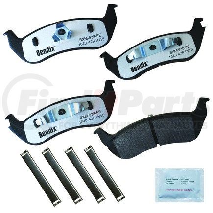 MKD1040FM by BENDIX - FLEET METLOK Disc Brake Pad Set