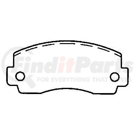 D136S by BENDIX - DISC PAD PKG