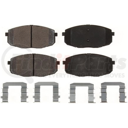 D1397 by BENDIX - CQ Disc Pad Set