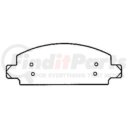 D149 by BENDIX - CQ Disc Pad Set