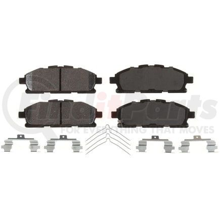 D1552 by BENDIX - CQ Disc Pad Set